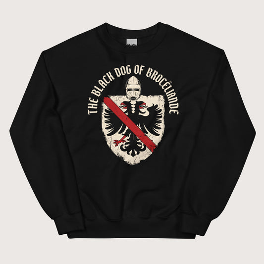 Black Du Guesclin The Black Dog of Brocéliande Sweatshirt - history buff gift by HistoHead