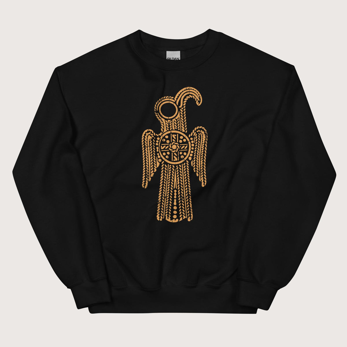 Black Anglo-Saxon Eagle Sweatshirt - history buff gift by HistoHead