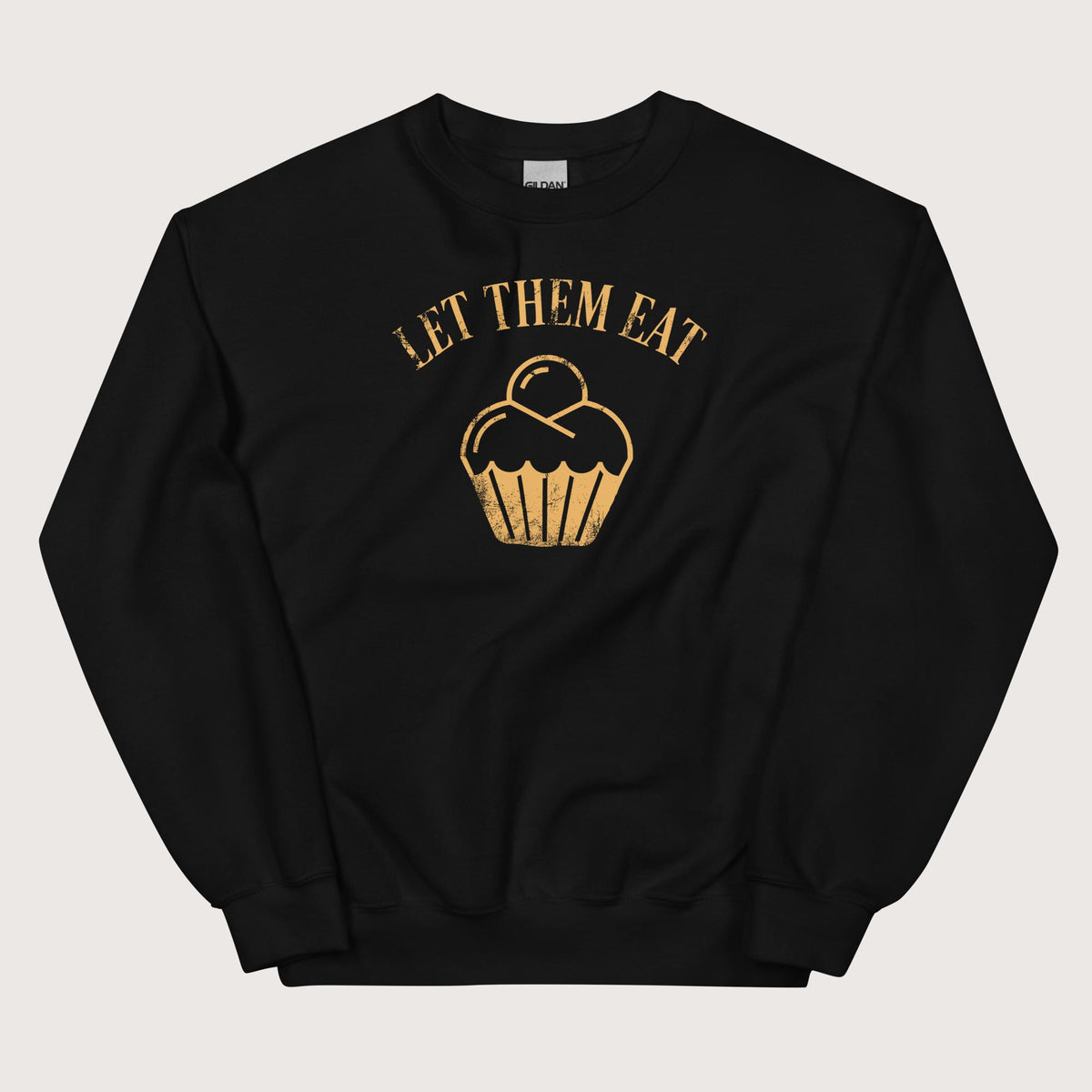 Black Let Them Eat Cake Sweatshirt - history buff gift by HistoHead