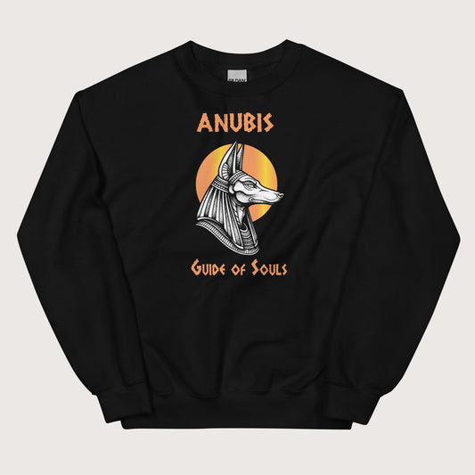 Black Anubis Guide of Souls Sweatshirt - history buff gift by HistoHead