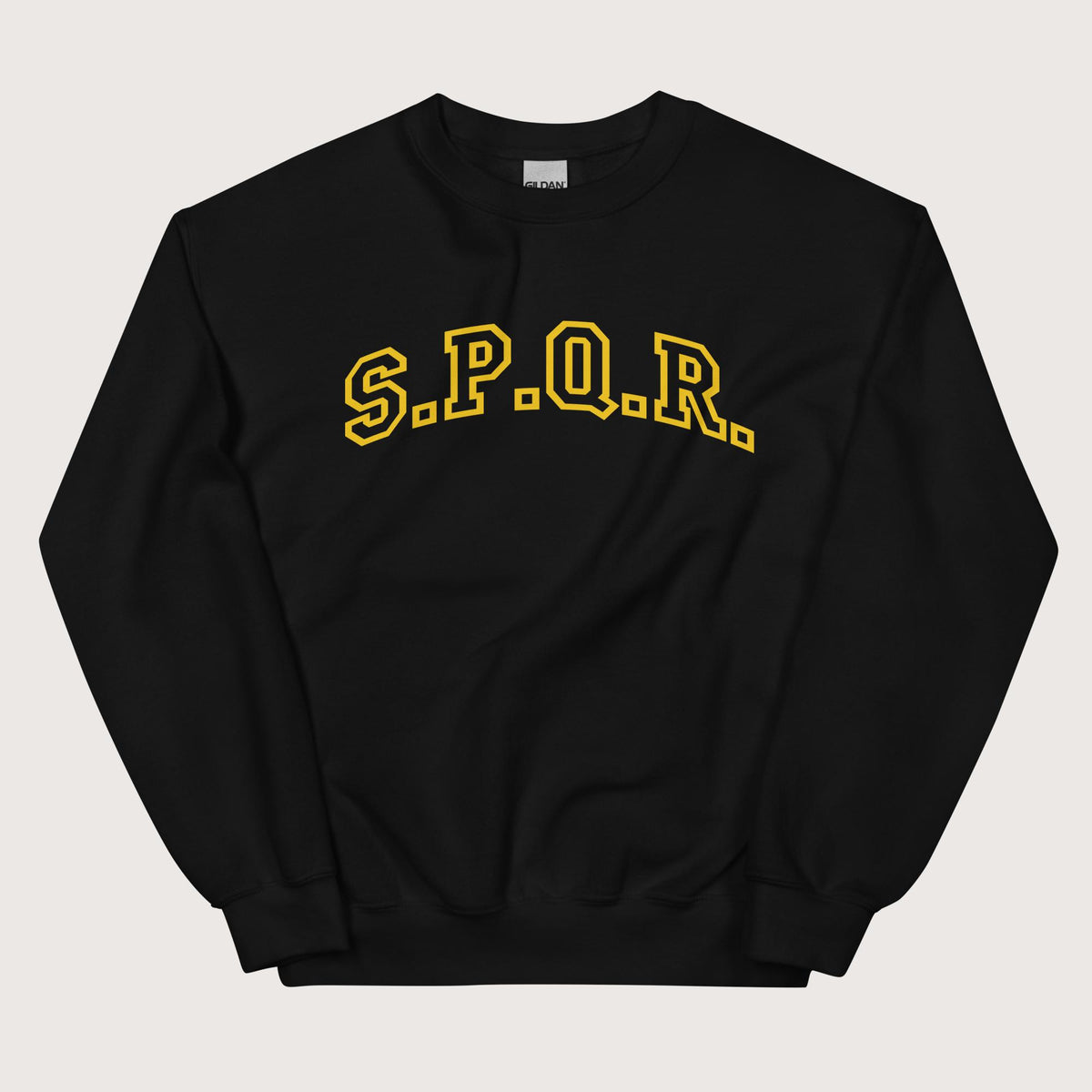 Black SPQR Sweatshirt - history buff gift by HistoHead