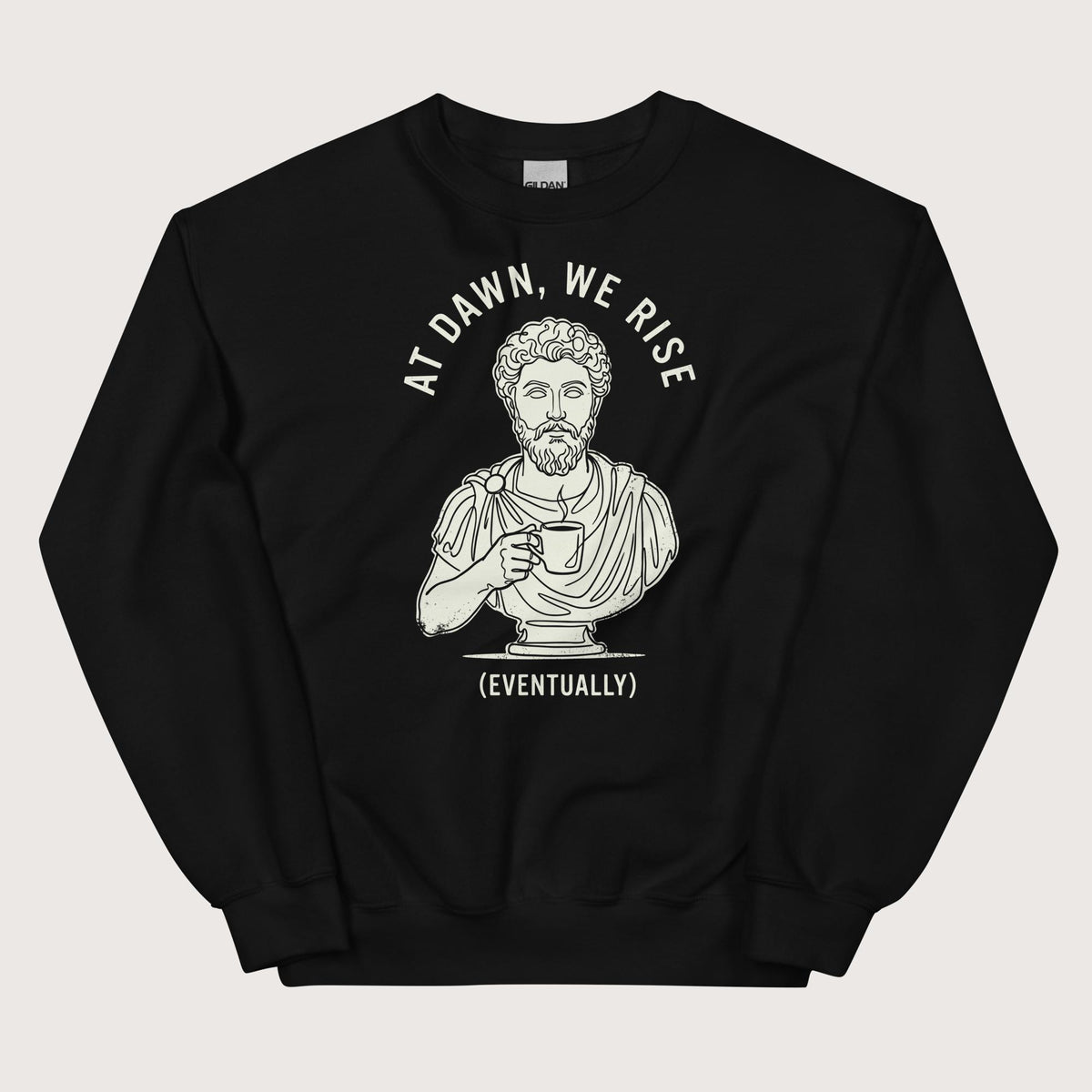 Black At Dawn We Rise Sweatshirt - history buff gift by HistoHead