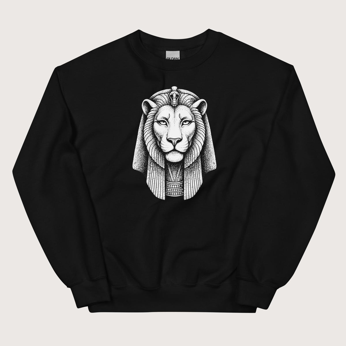 Black Sekhmet Sweatshirt - history buff gift by HistoHead
