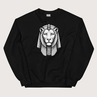 Black Sekhmet Sweatshirt - history buff gift by HistoHead