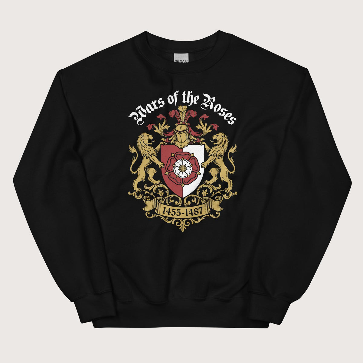 Black Wars of the Roses Sweatshirt - history buff gift by HistoHead