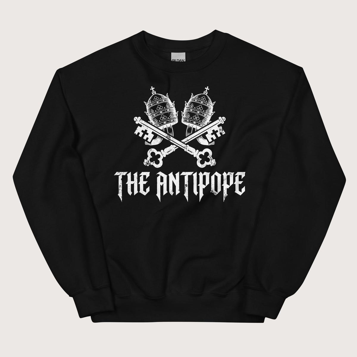 Black The Antipope Sweatshirt - history buff gift by HistoHead