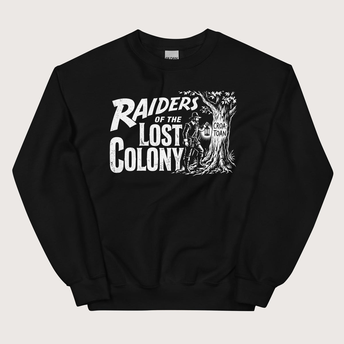 Black Raiders of the Lost Colony Sweatshirt - history buff gift by HistoHead