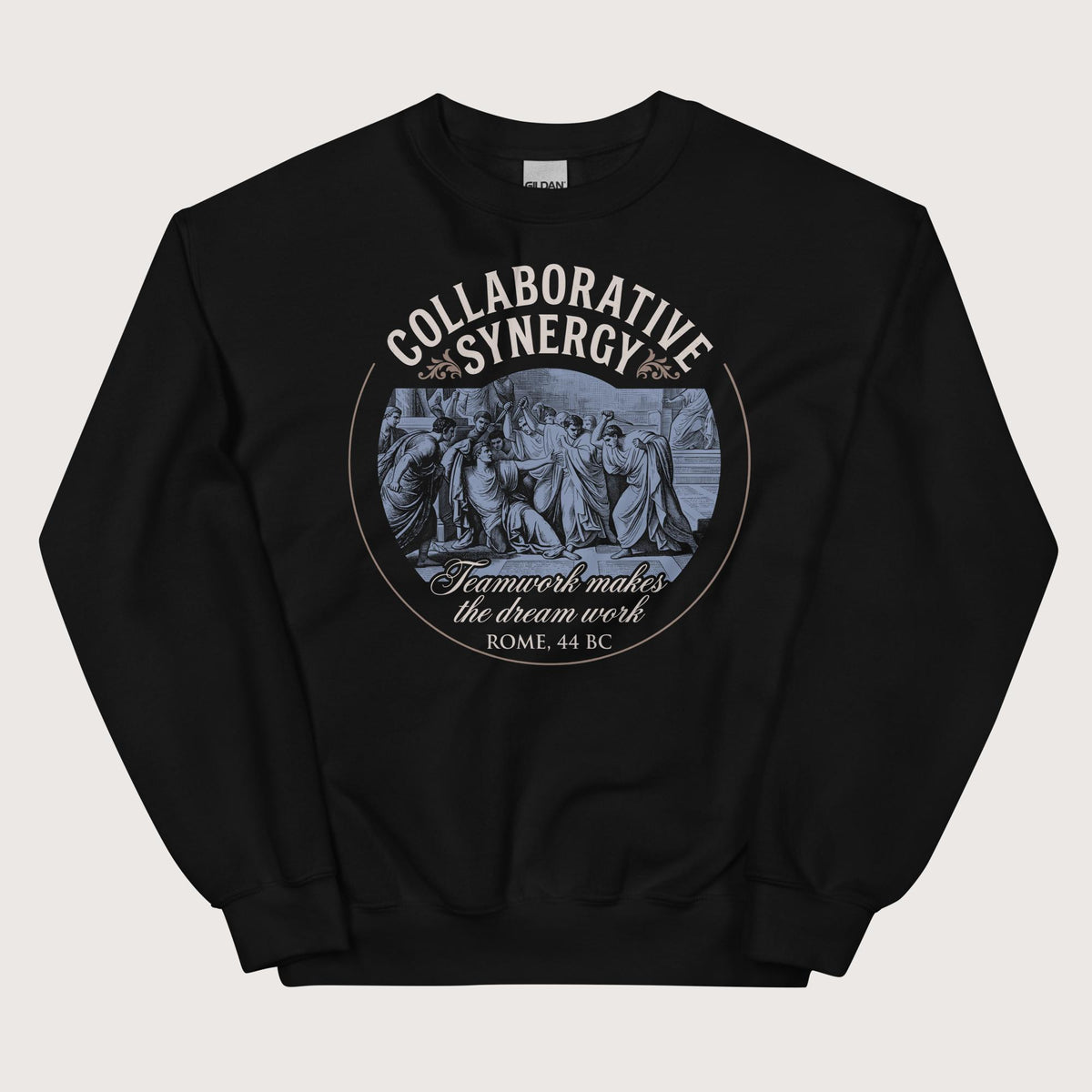 Black Collaborative Synergy Sweatshirt - history buff gift by HistoHead