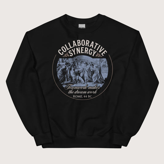 Black Collaborative Synergy Sweatshirt - history buff gift by HistoHead