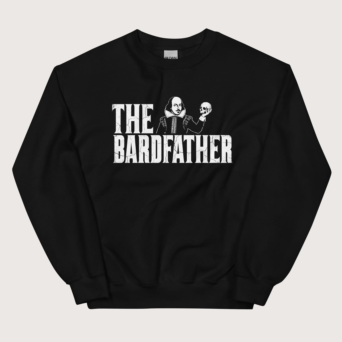 Black Shakespeare The Bardfather Sweatshirt - history buff gift by HistoHead