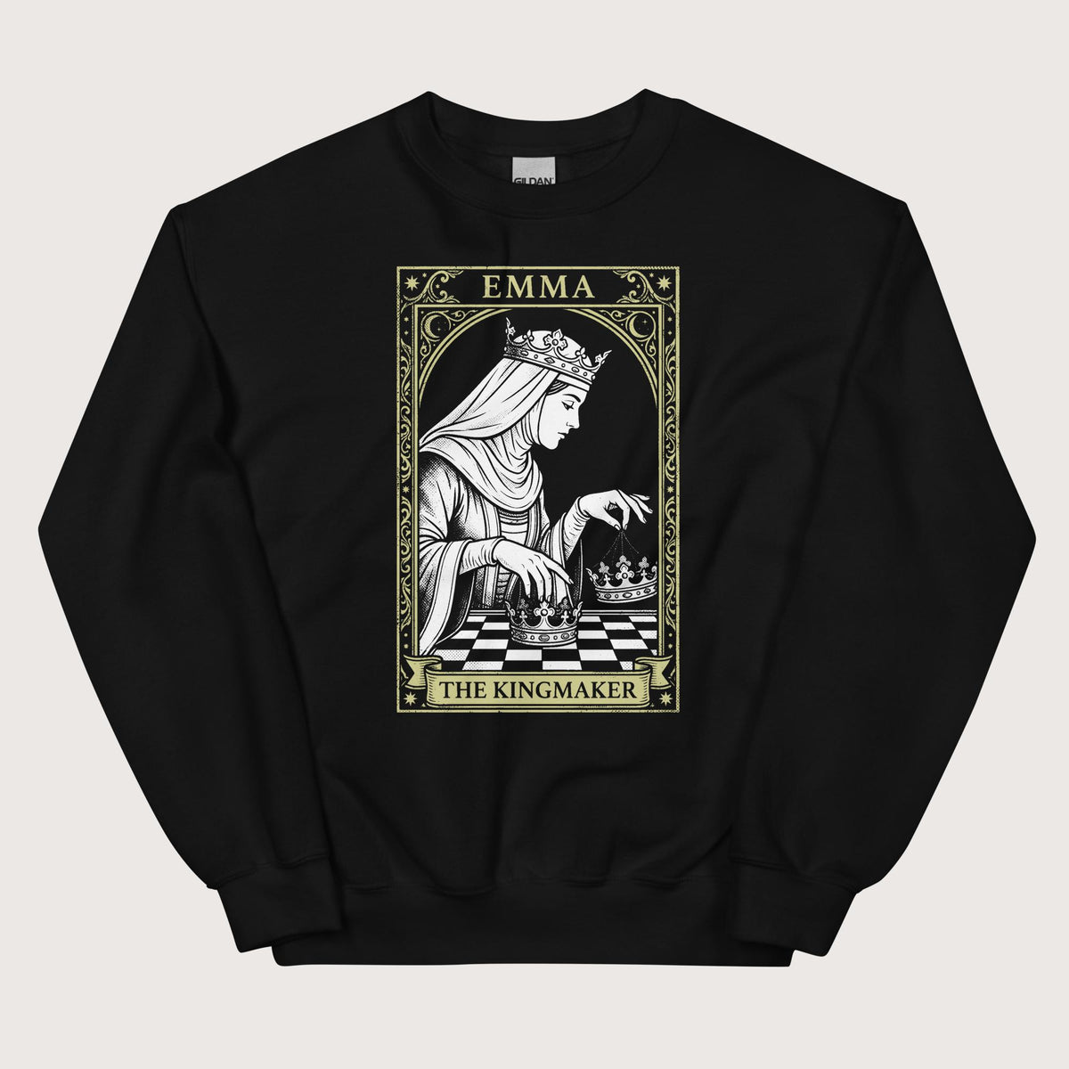 Black Emma of Normandy The Kingmaker Sweatshirt - history buff gift by HistoHead