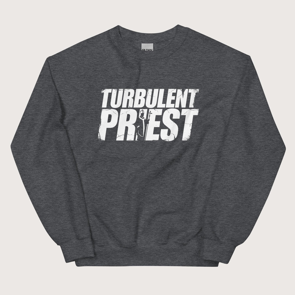 Dark Heather Thomas Becket Turbulent Priest Sweatshirt - history buff gift by HistoHead