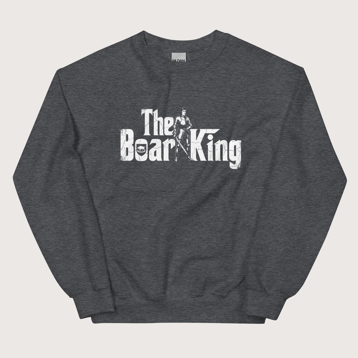 Dark Heather Richard III The Boar King Sweatshirt - history buff gift by HistoHead