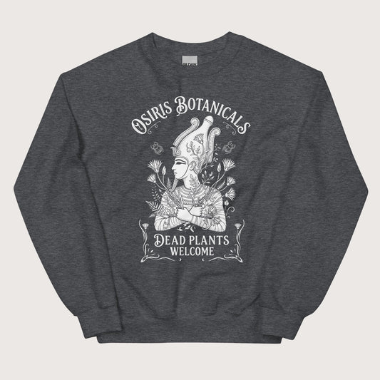 Dark Heather Osiris Botanicals Sweatshirt - history buff gift by HistoHead