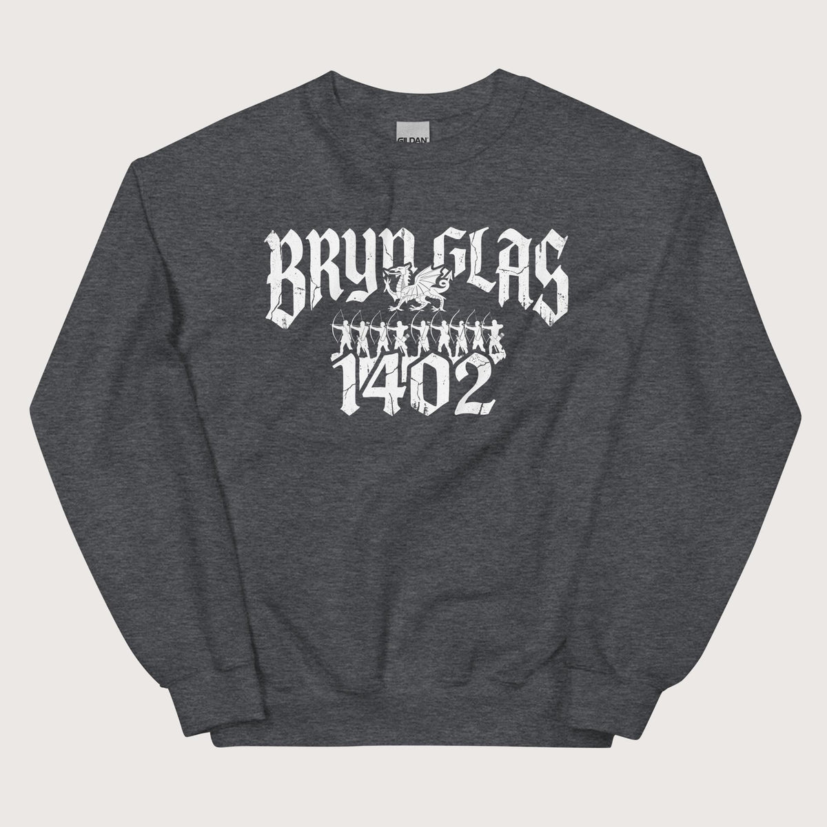Dark Heather Battle of Bryn Glas 1402 Sweatshirt - history buff gift by HistoHead