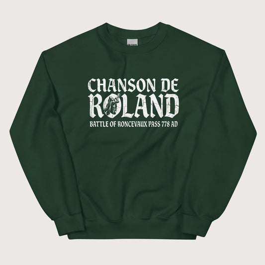 Forest Green Chanson de Roland Battle of Roncevaux Sweatshirt - history buff gift by HistoHead