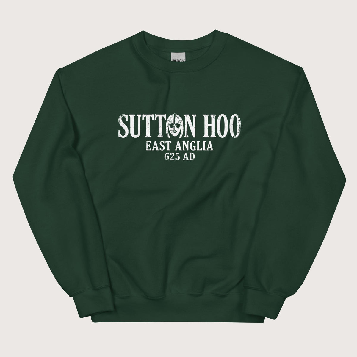 Forest Green Sutton Hoo Sweatshirt - history buff gift by HistoHead