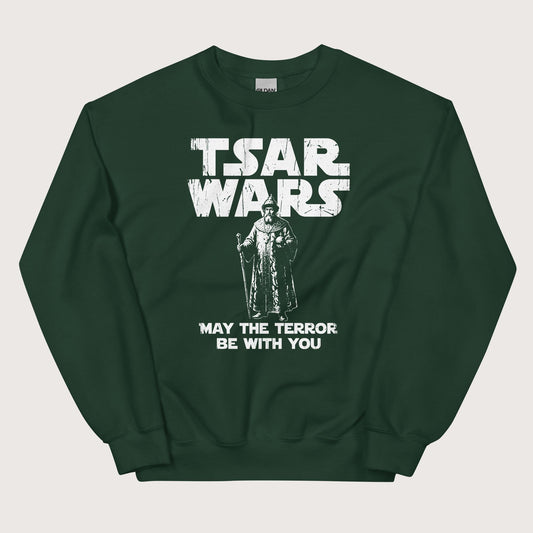 Forest Green Ivan the Terrible Tsar Wars Sweatshirt - history buff gift by HistoHead