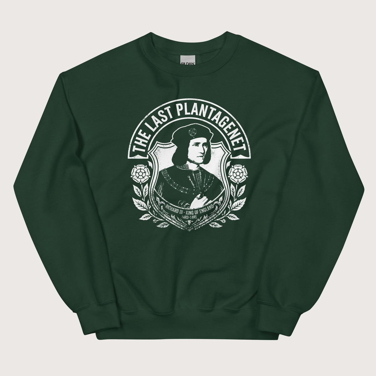 Forest Green Richard III The Last Plantagenet Sweatshirt - history buff gift by HistoHead