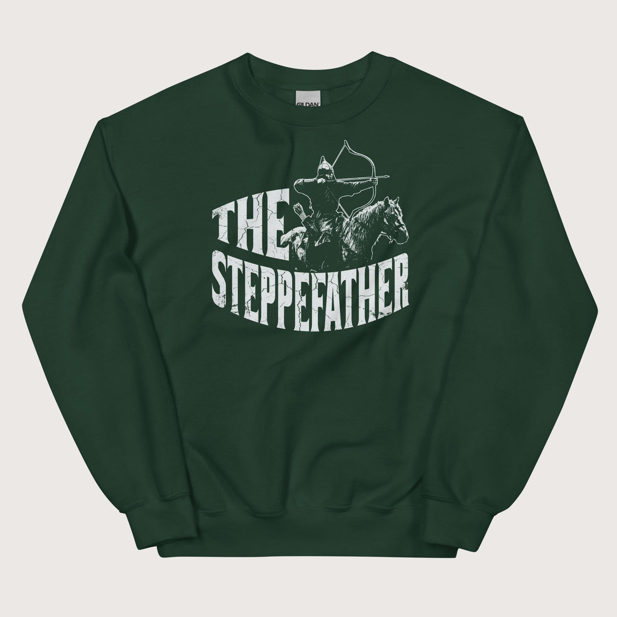 Forest Green The Steppefather Sweatshirt - history buff gift by HistoHead