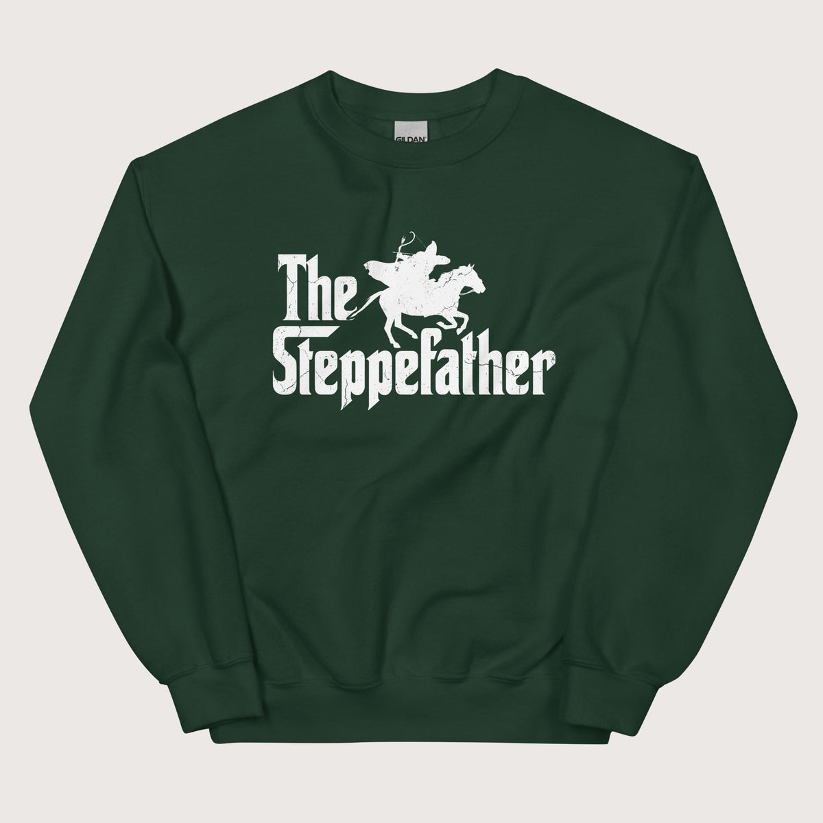 Forest Green The Steppefather Parthian Shot Sweatshirt - history buff gift by HistoHead