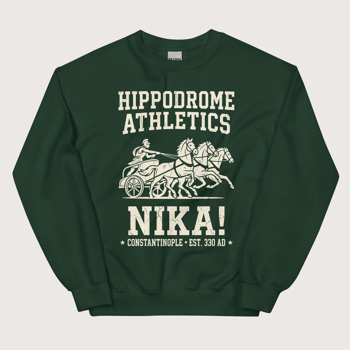 Forest Green Hippodrome Athletics Sweatshirt - history buff gift by HistoHead