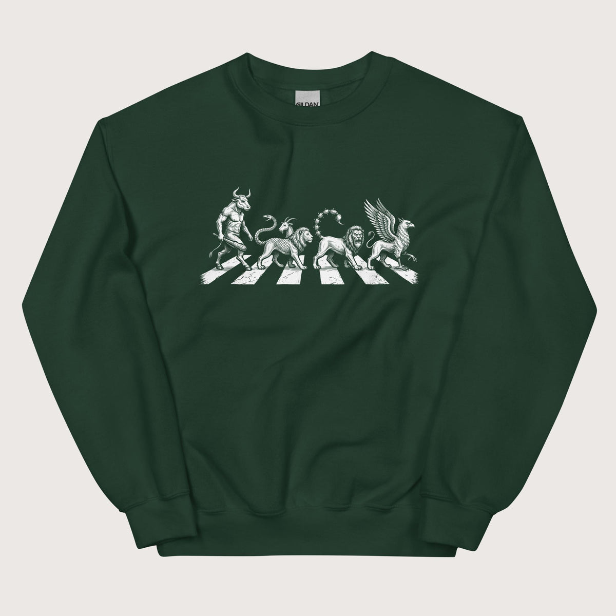 Forest Green Beast Road Sweatshirt - history buff gift by HistoHead