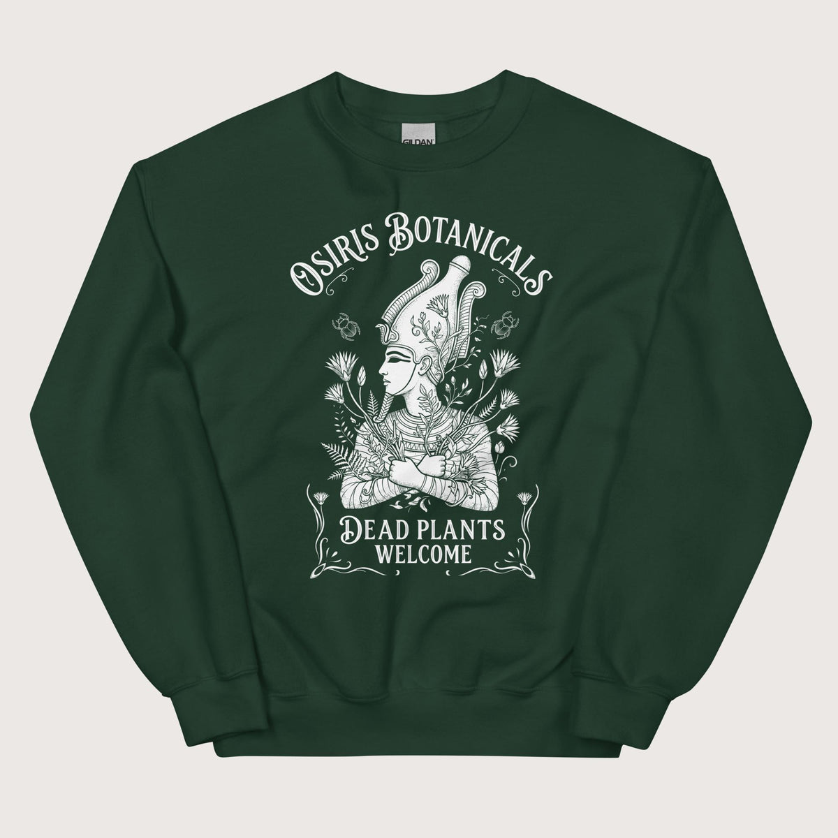 Forest Green Osiris Botanicals Sweatshirt - history buff gift by HistoHead