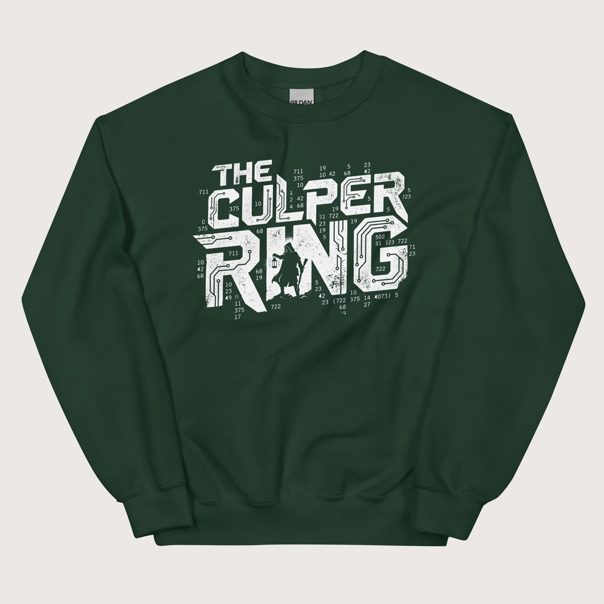 Forest Green The Culper Ring Sweatshirt - history buff gift by HistoHead
