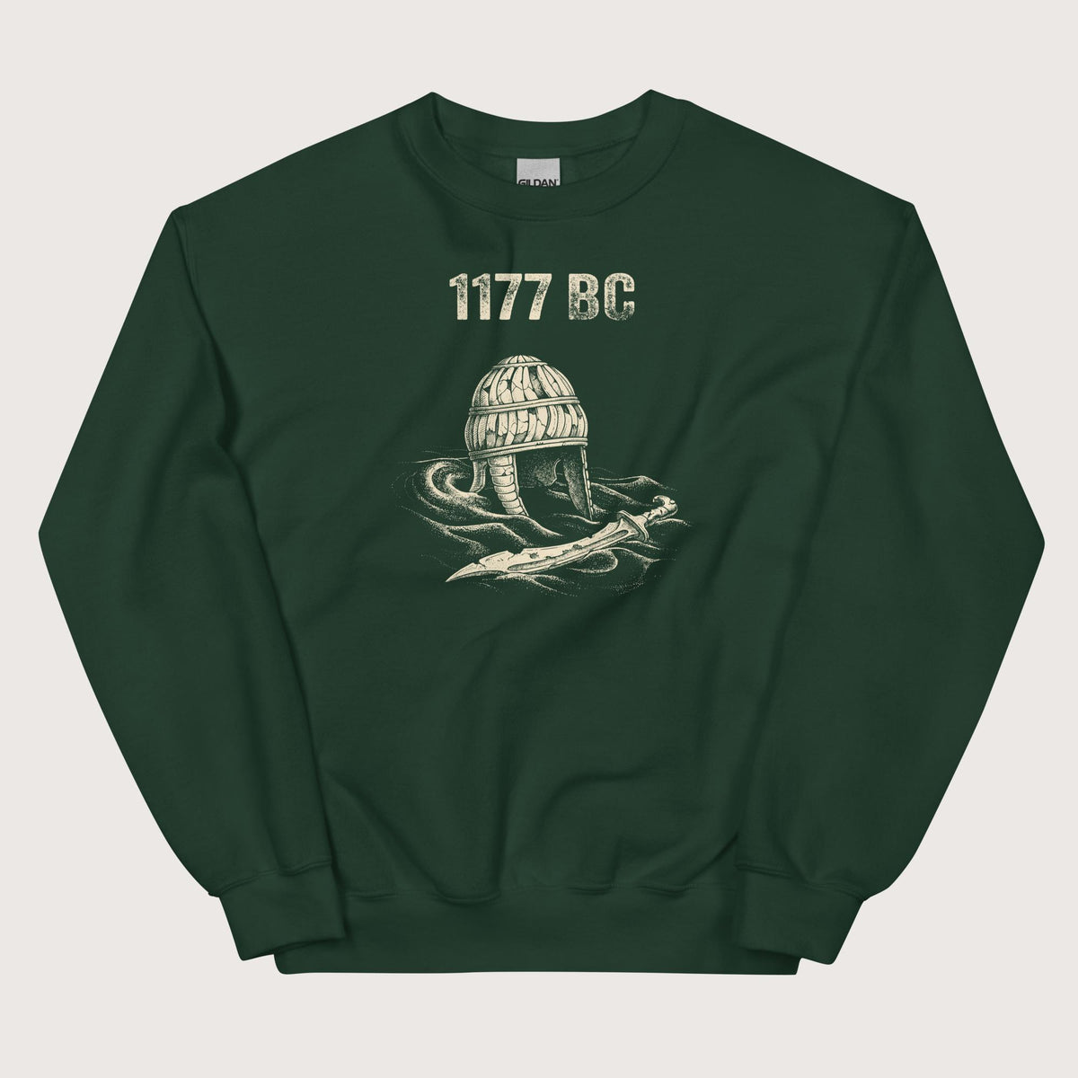 Forest Green 1177 BC Sweatshirt - history buff gift by HistoHead