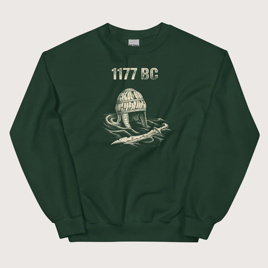Forest Green 1177 BC Sweatshirt - history buff gift by HistoHead
