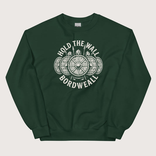 Forest Green Hold the Wall Sweatshirt - history buff gift by HistoHead