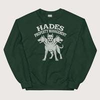 Forest Green Hades Property Management Sweatshirt - history buff gift by HistoHead