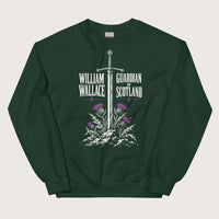 Forest Green William Wallace Sweatshirt - history buff gift by HistoHead