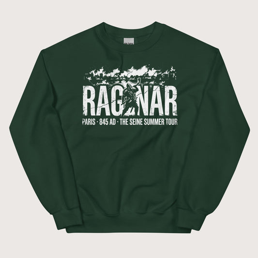 Forest Green Ragnar The Seine Summer Tour Sweatshirt - history buff gift by HistoHead