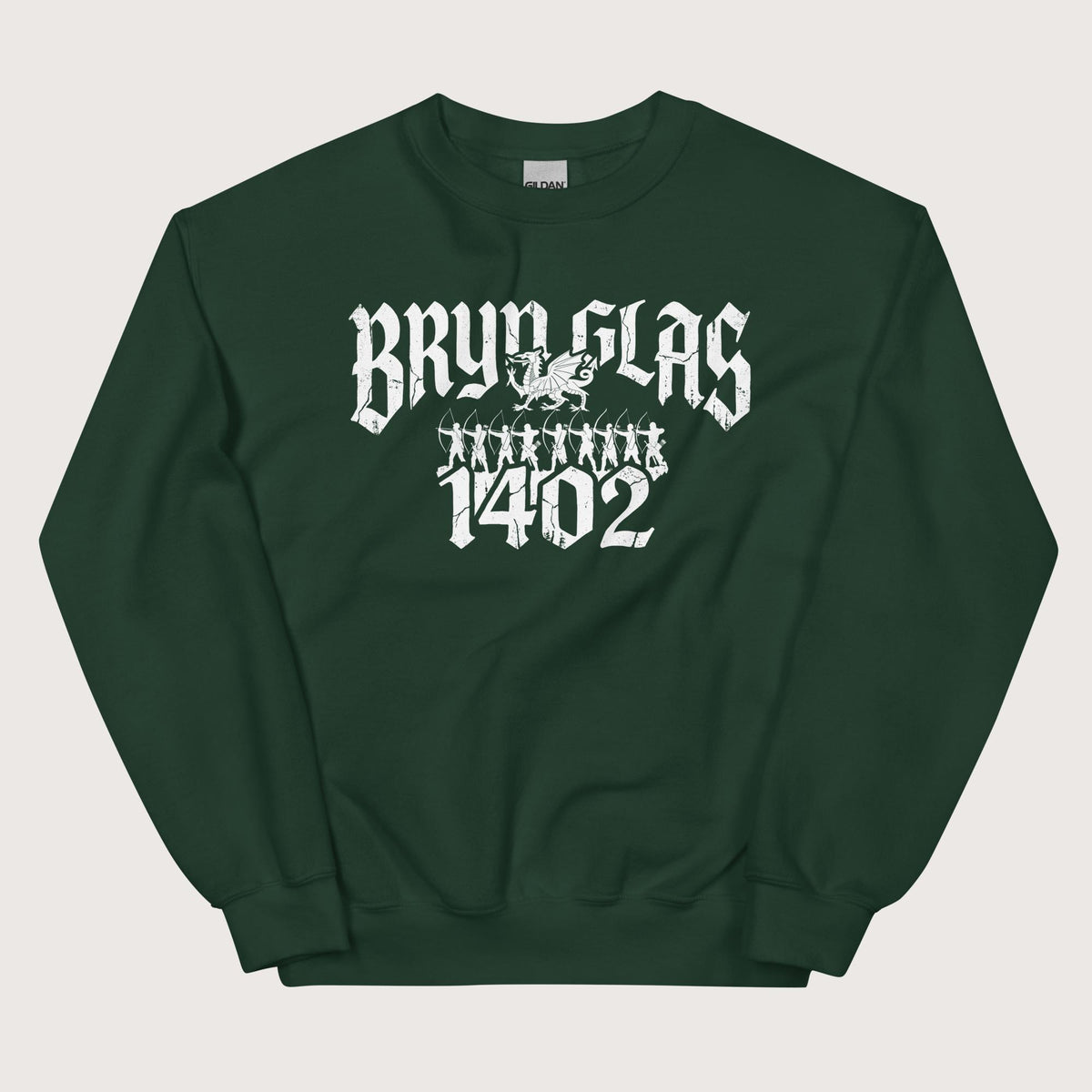 Forest Green Battle of Bryn Glas 1402 Sweatshirt - history buff gift by HistoHead