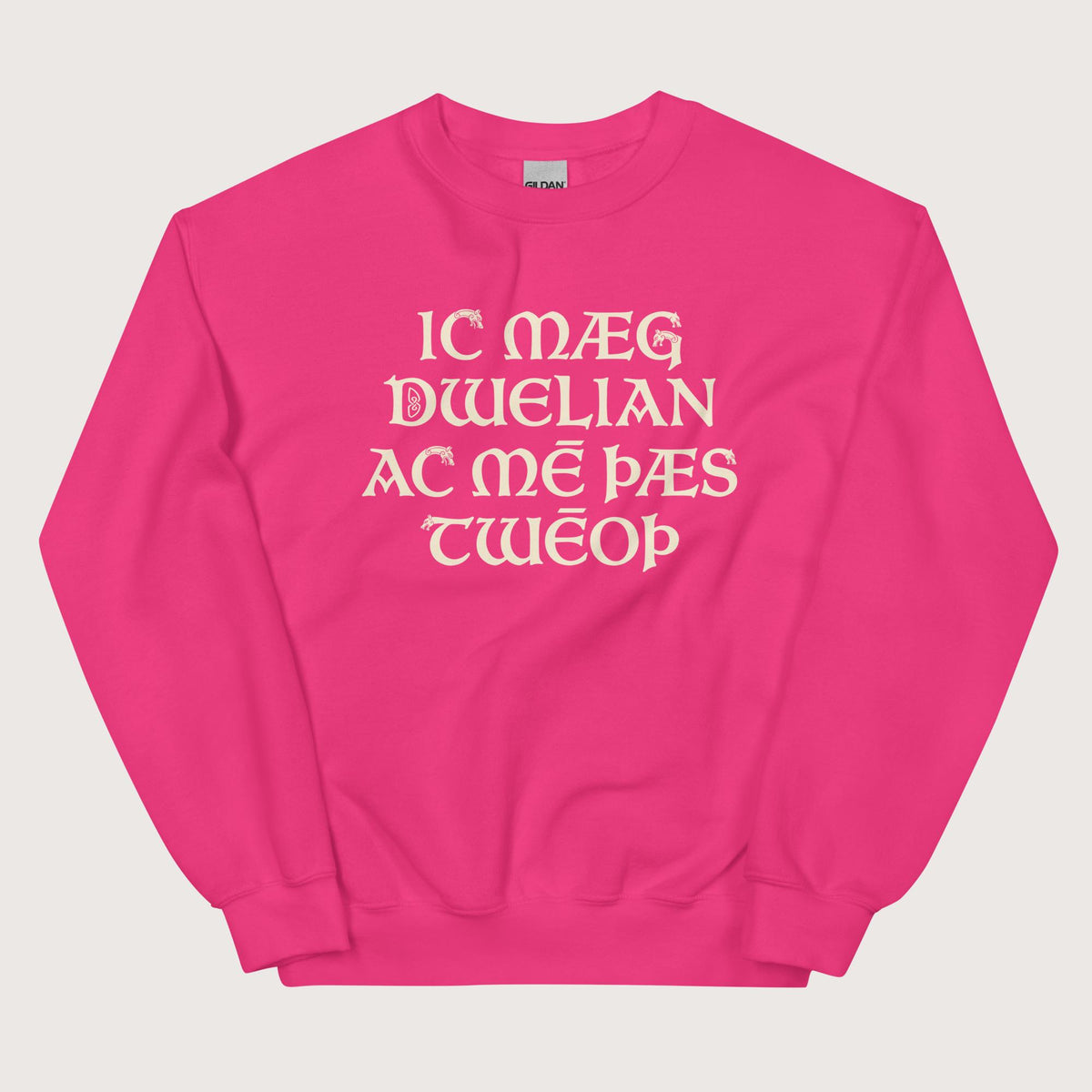 Heliconia I May Be Wrong But I Doubt It in Old English Sweatshirt - history buff gift by HistoHead
