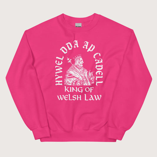 Heliconia Hywel Dda King of Welsh Law Sweatshirt - history buff gift by HistoHead