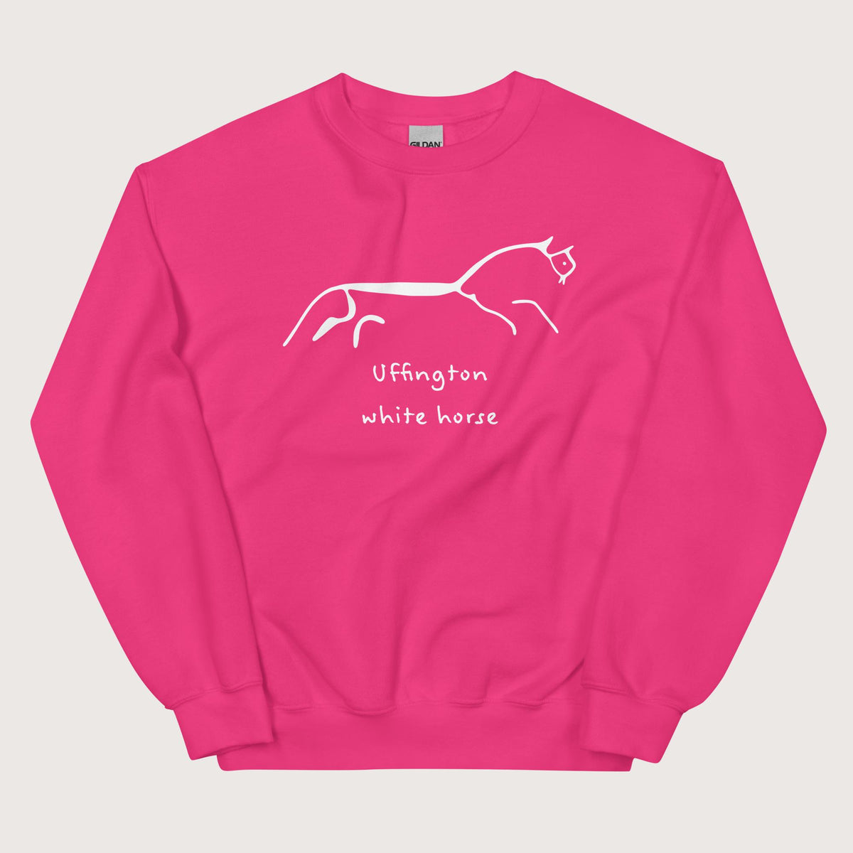 Heliconia Uffington White Horse Sweatshirt - history buff gift by HistoHead