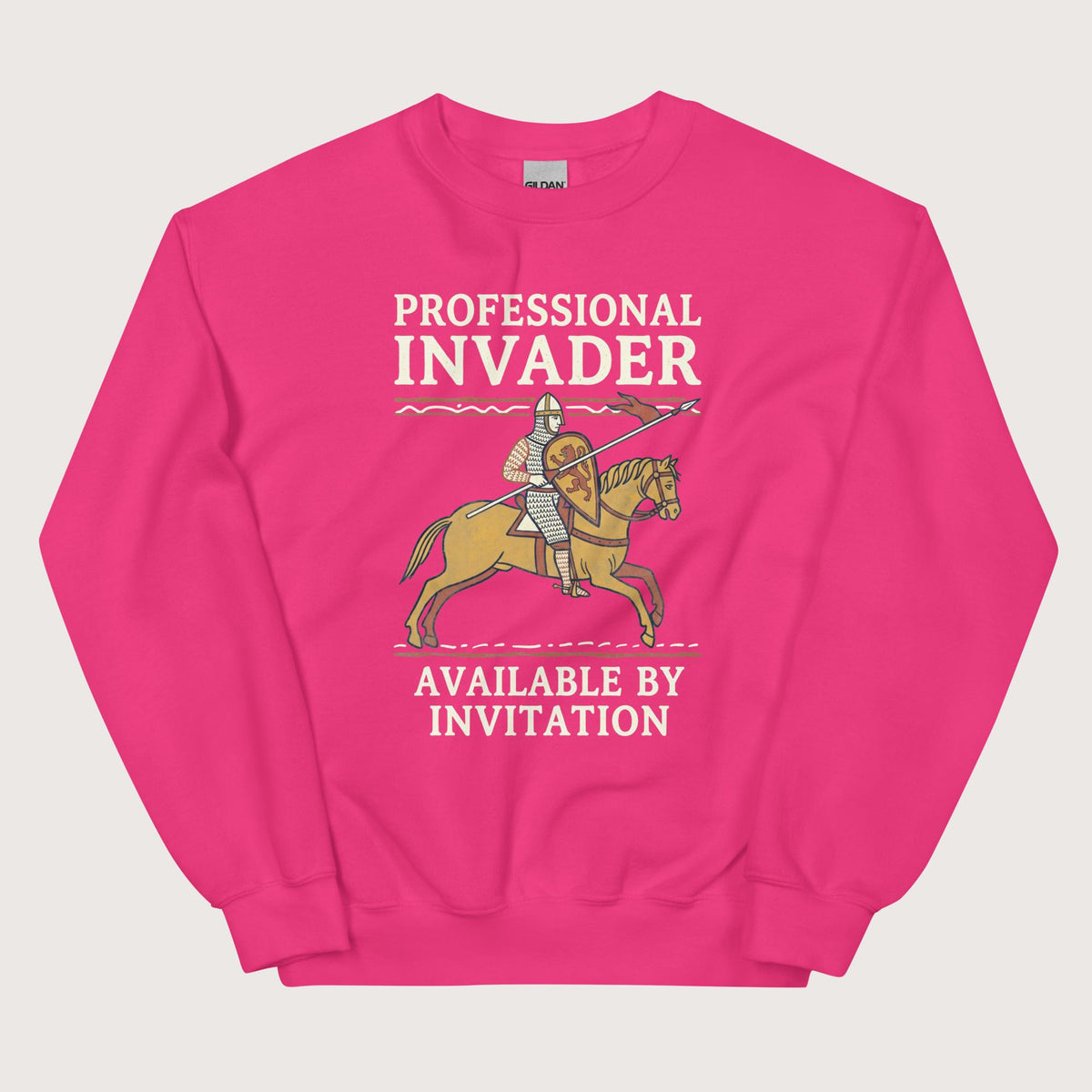 Heliconia Professional Invader Sweatshirt - history buff gift by HistoHead