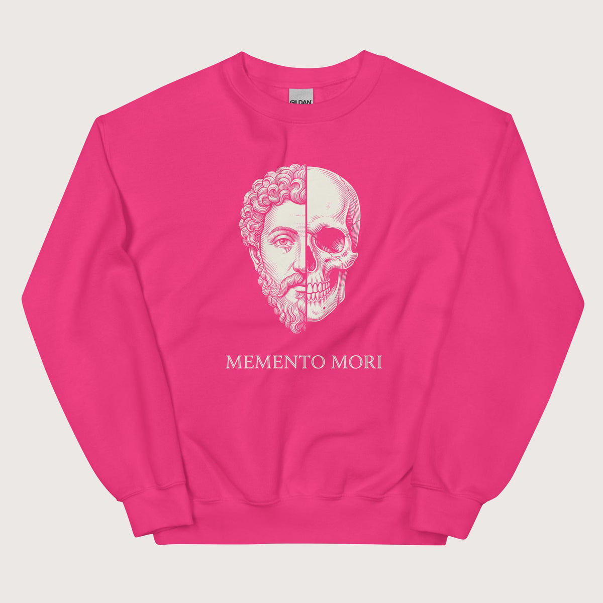 Heliconia Marcus Aurelius Skull Sweatshirt - history buff gift by HistoHead