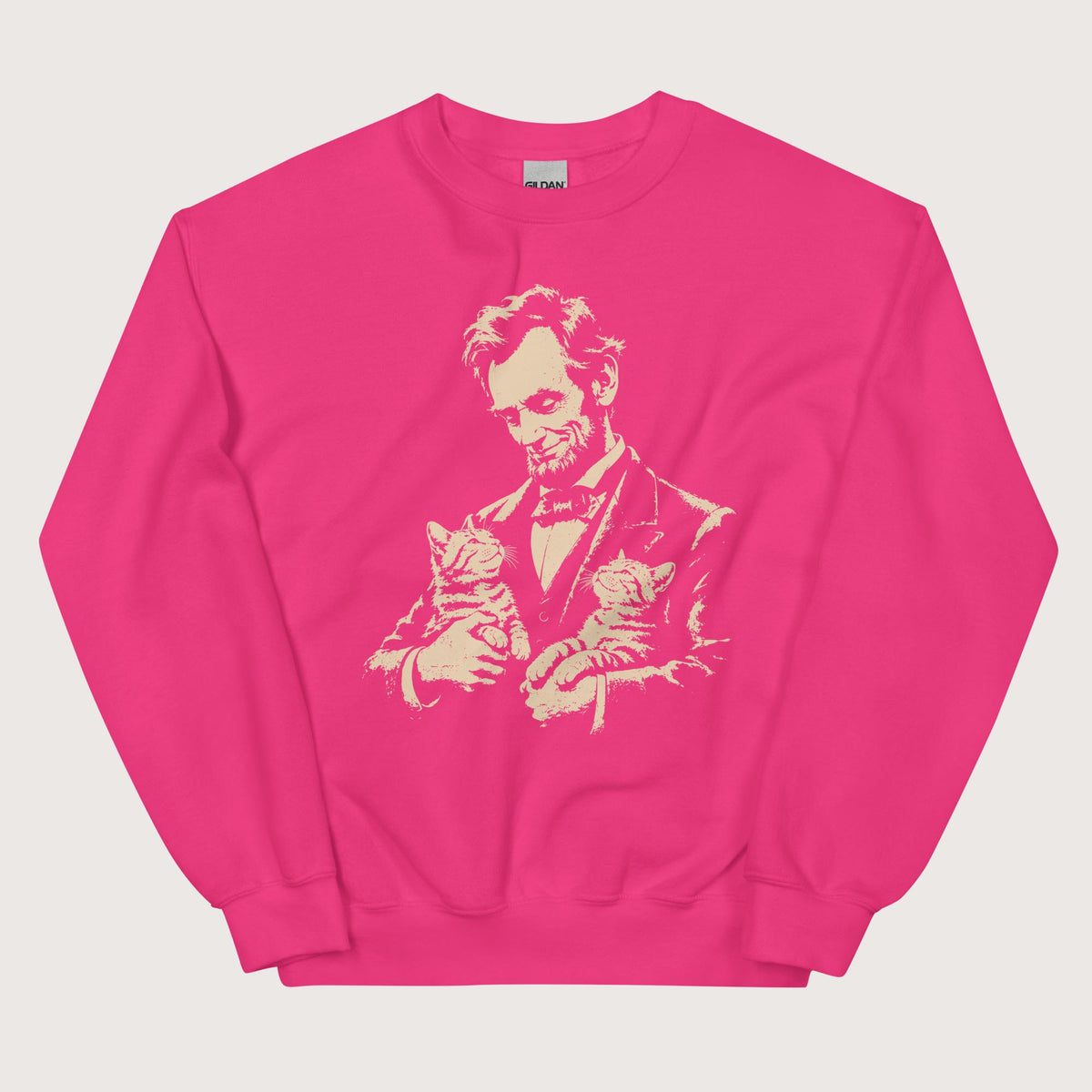 Heliconia Lincoln's Cats Sweatshirt - history buff gift by HistoHead