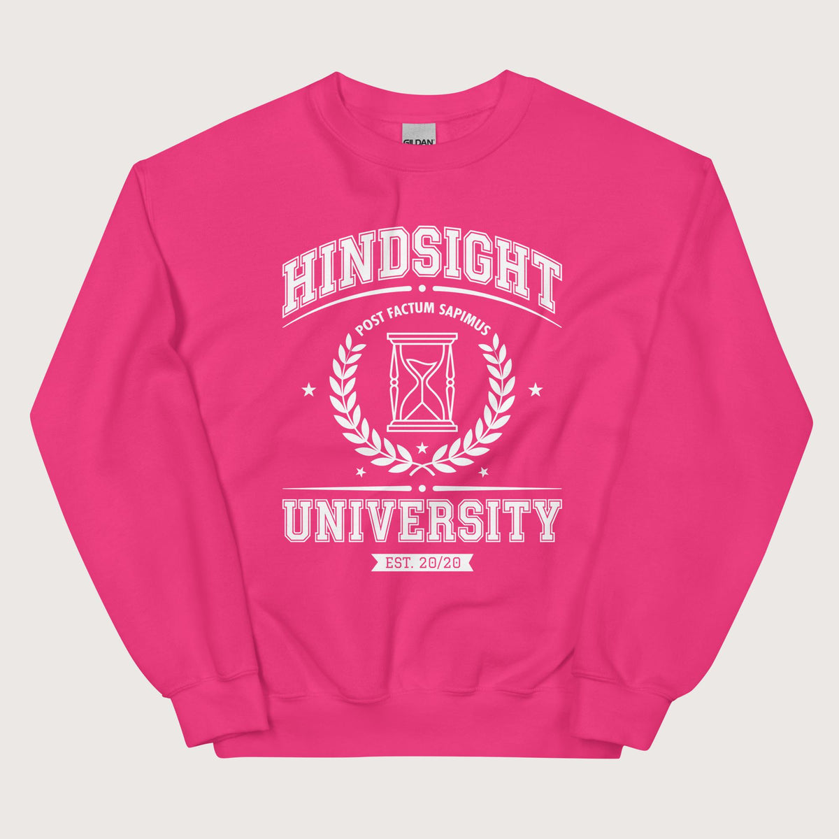 Heliconia Hindsight University Sweatshirt - history buff gift by HistoHead
