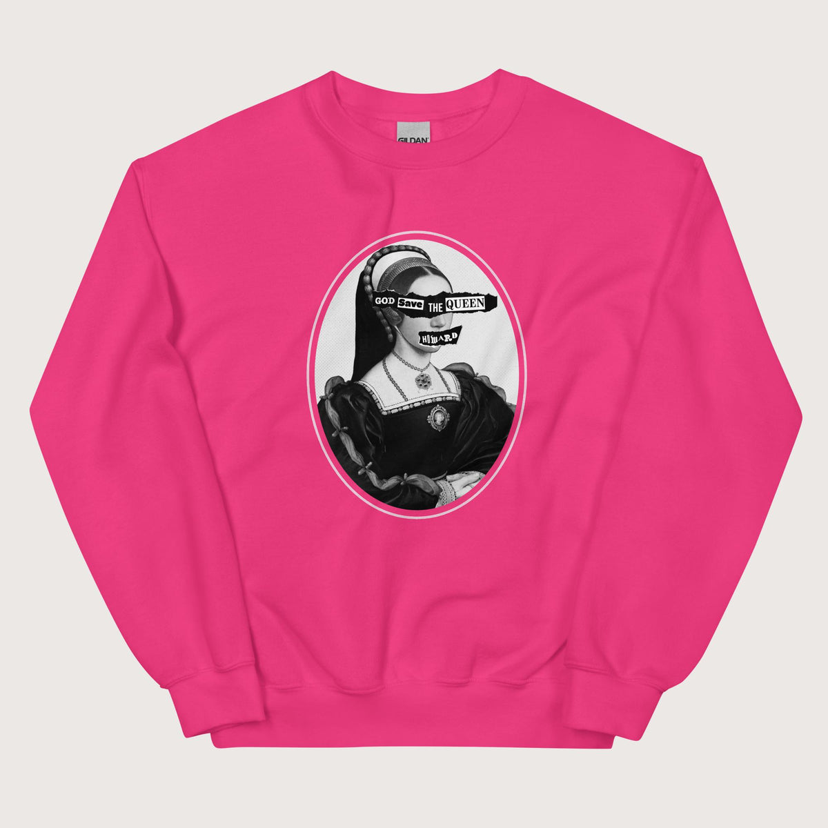 Heliconia God Save the Queen Catherine Howard Sweatshirt - history buff gift by HistoHead