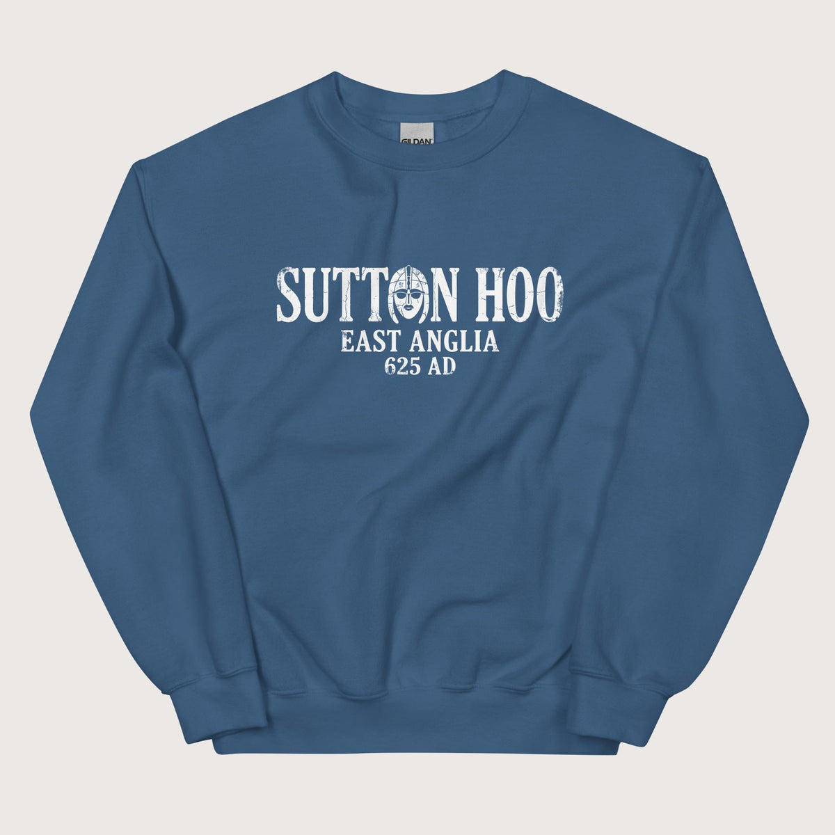 Indigo Blue Sutton Hoo Sweatshirt - history buff gift by HistoHead
