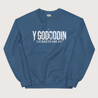 Indigo Blue Y Gododdin Catraeth 600 Sweatshirt - history buff gift by HistoHead