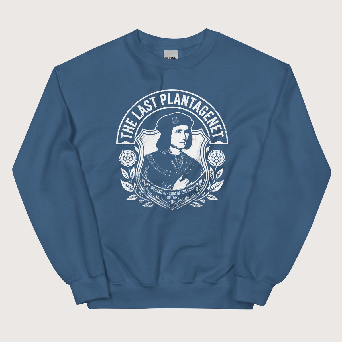 Indigo Blue Richard III The Last Plantagenet Sweatshirt - history buff gift by HistoHead