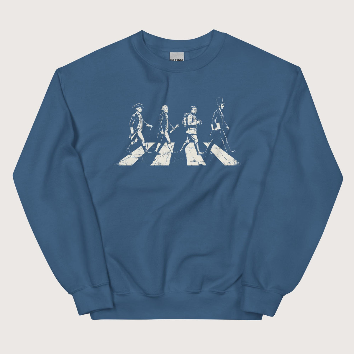 Indigo Blue Rushmore Road Sweatshirt - history buff gift by HistoHead