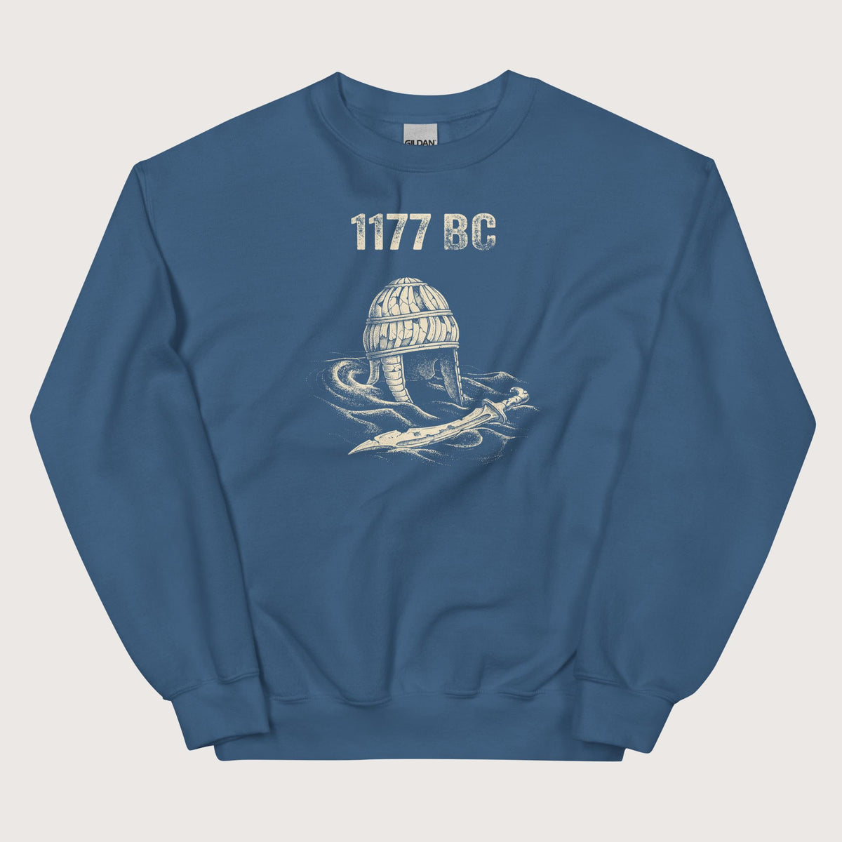Indigo Blue 1177 BC Sweatshirt - history buff gift by HistoHead