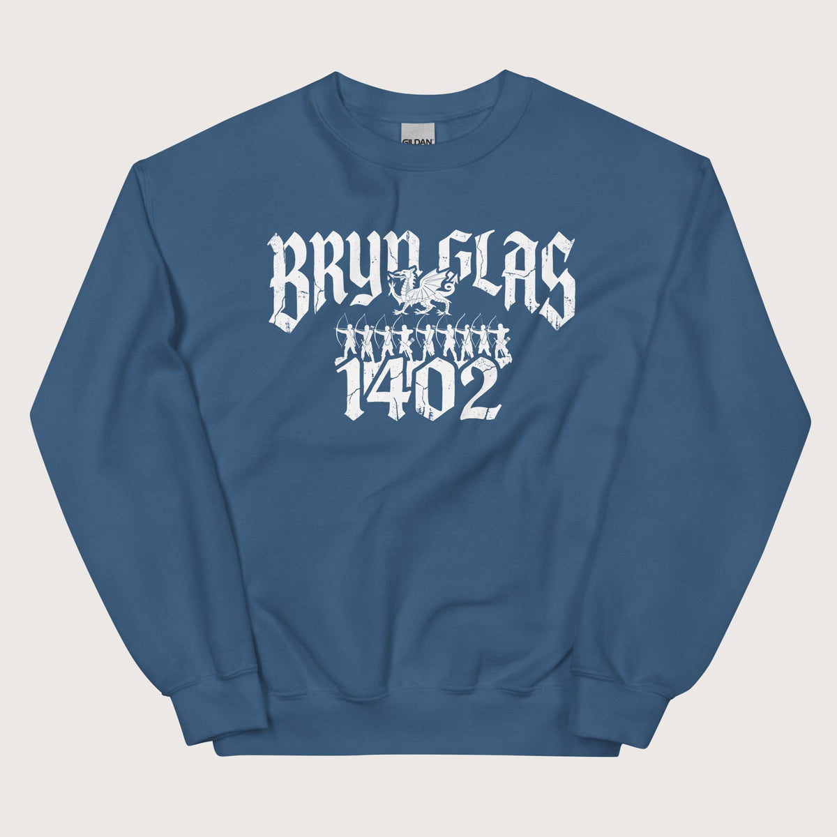 Indigo Blue Battle of Bryn Glas 1402 Sweatshirt - history buff gift by HistoHead